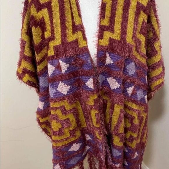Free People Diamondback Cozy Kimo $44 | Size: One Size - Picture 4 of 6